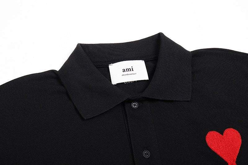 AMI PARIS 大愛心刺繡POLO衫 - VANASH