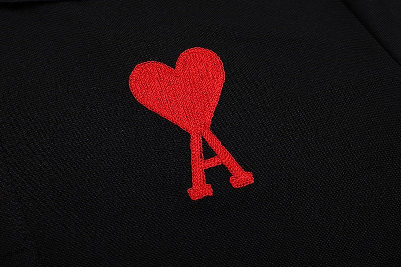 AMI PARIS 大愛心刺繡POLO衫 - VANASH