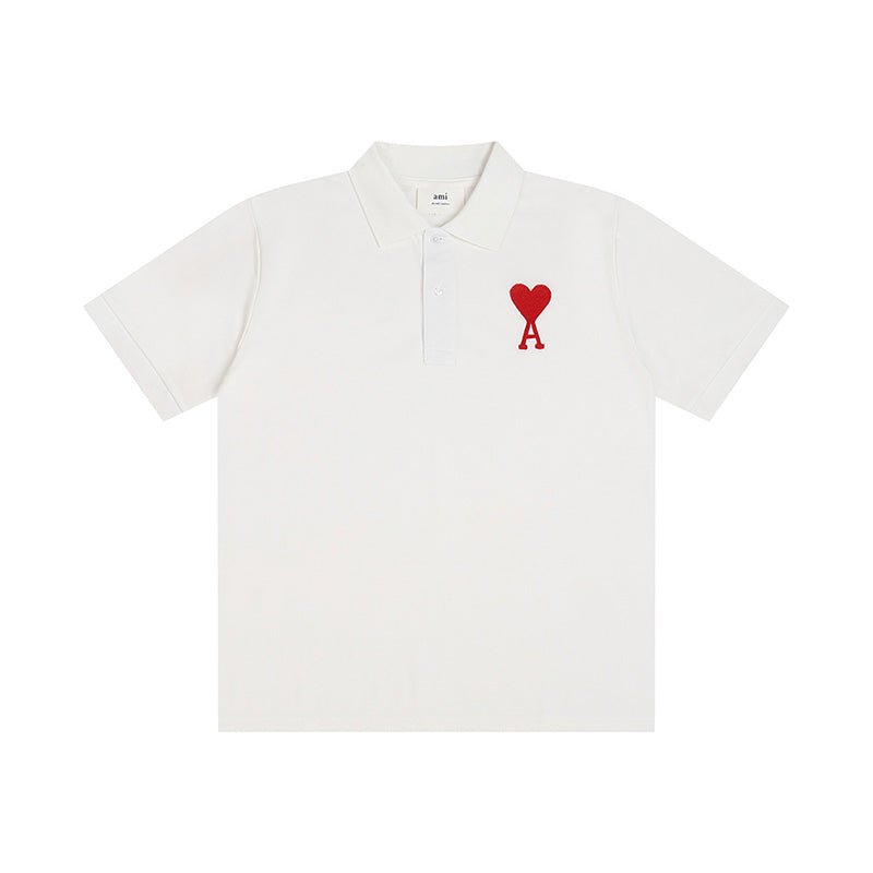 AMI PARIS 大愛心刺繡POLO衫 - VANASH