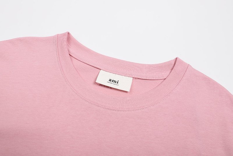 AMI PARIS 同色愛心刺繡短袖T恤 - VANASH