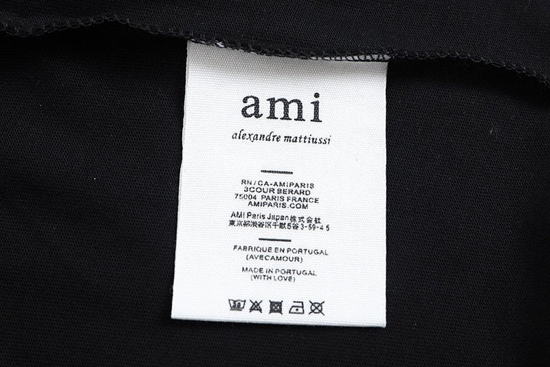 AMI PARIS 金色刺繡短袖T恤 - VANASH