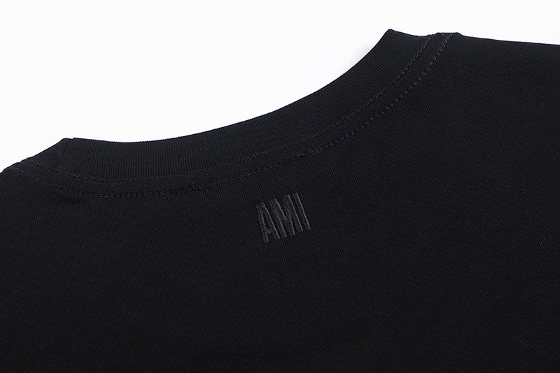 AMI PARIS 金色刺繡短袖T恤 - VANASH