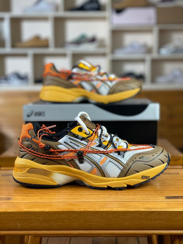ASICS x ANDERSSON BELL GEL-1090 聯名運動鞋-白橘 - VANASH