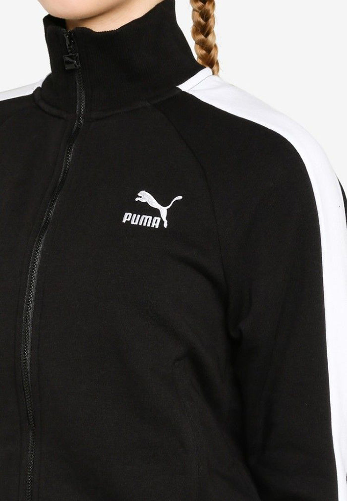 - 全新特價 - PUMA ICONIC T7 TAPING TRACK JACKET ROSÉ 同款立領運動夾克(L)