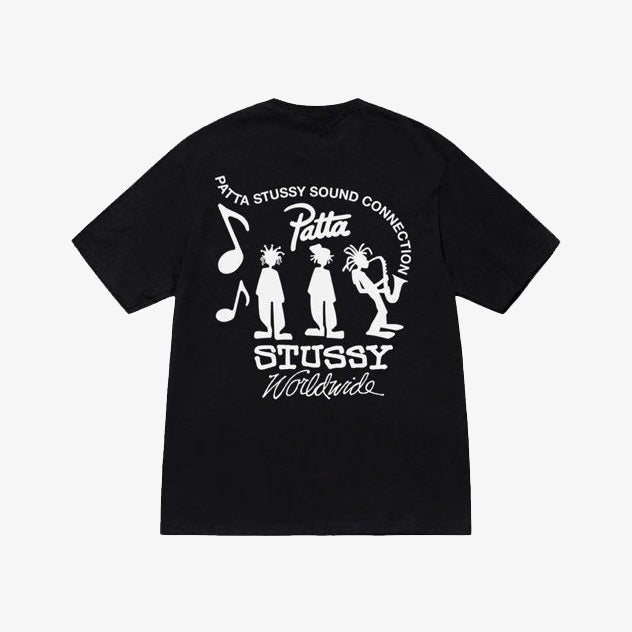 STUSSY x PATTA 聯名經典爵士人物短袖T恤