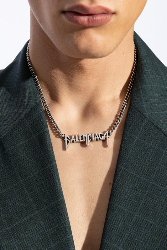 BALENCIAGA 巴黎世家塗鴉字體項鍊 - VANASH