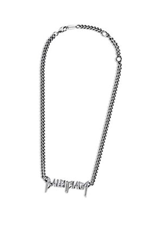 BALENCIAGA 巴黎世家塗鴉字體項鍊 - VANASH