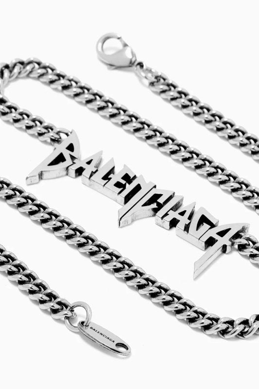 BALENCIAGA 巴黎世家塗鴉字體項鍊 - VANASH