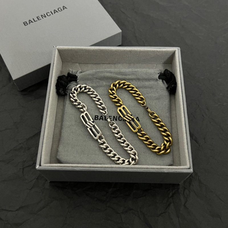 BALENCIAGA 巴黎世家 BB ICON 鏈條手鍊 - VANASH