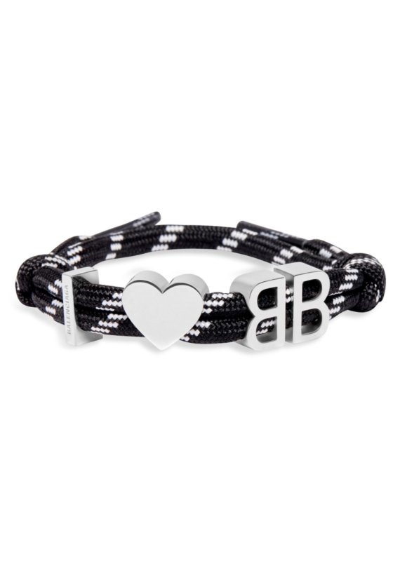 BALENCIAGA I LOVE BB 巴黎世家繩結手鍊 - VANASH