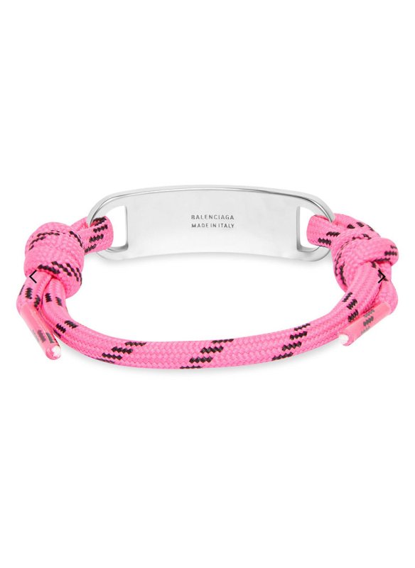 BALENCIAGA 巴黎世家 LOGO標牌結繩手鍊 - VANASH