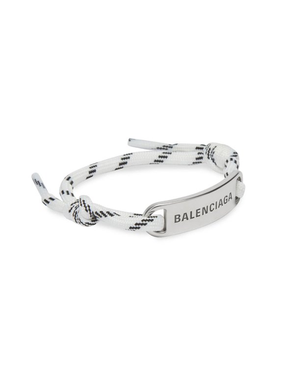 BALENCIAGA 巴黎世家 LOGO標牌結繩手鍊 - VANASH