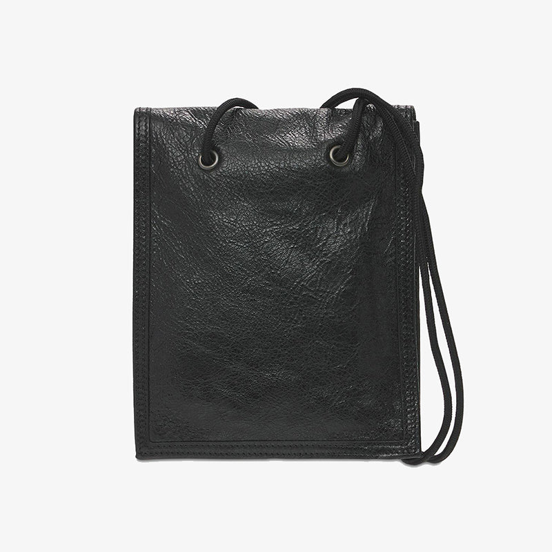 BALENCIAGA SMALL EXPLORER 巴黎世家皮革斜跨包 - VANASH