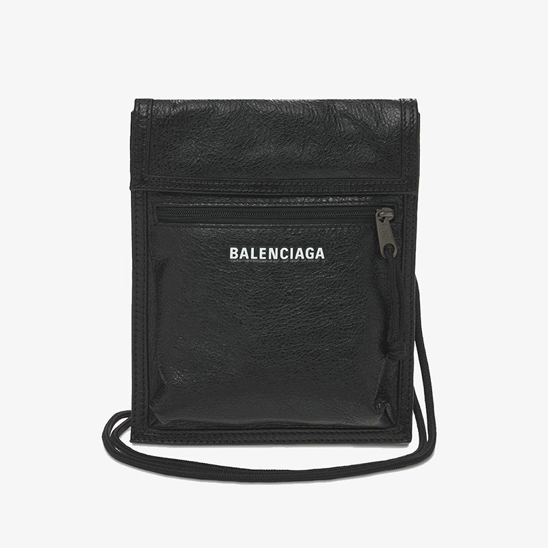 BALENCIAGA SMALL EXPLORER 巴黎世家皮革斜跨包 - VANASH
