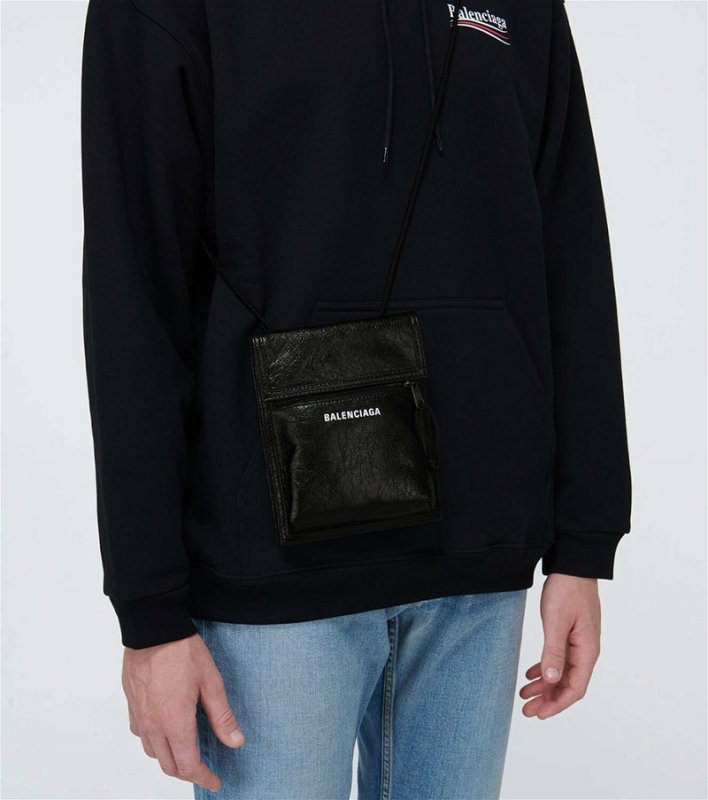 BALENCIAGA SMALL EXPLORER 巴黎世家皮革斜跨包 - VANASH