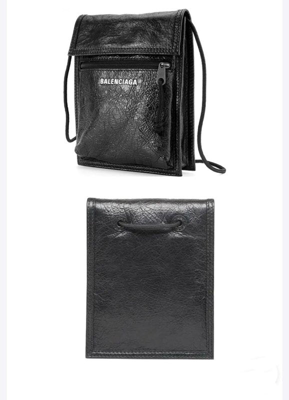BALENCIAGA SMALL EXPLORER 巴黎世家皮革斜跨包 - VANASH