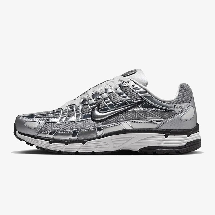 NIKE P-6000 CN0149-001 復古運動鞋-金屬銀