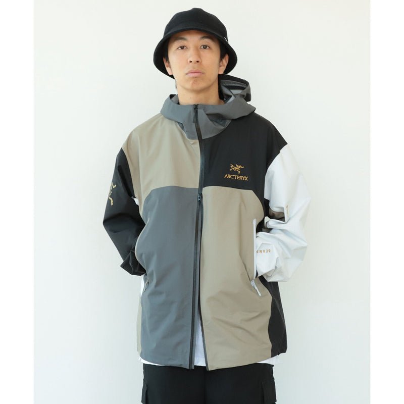 BEAMSx ARC'TERYX 始祖鳥聯名款 撞色連帽硬殼衝鋒衣 - VANASH
