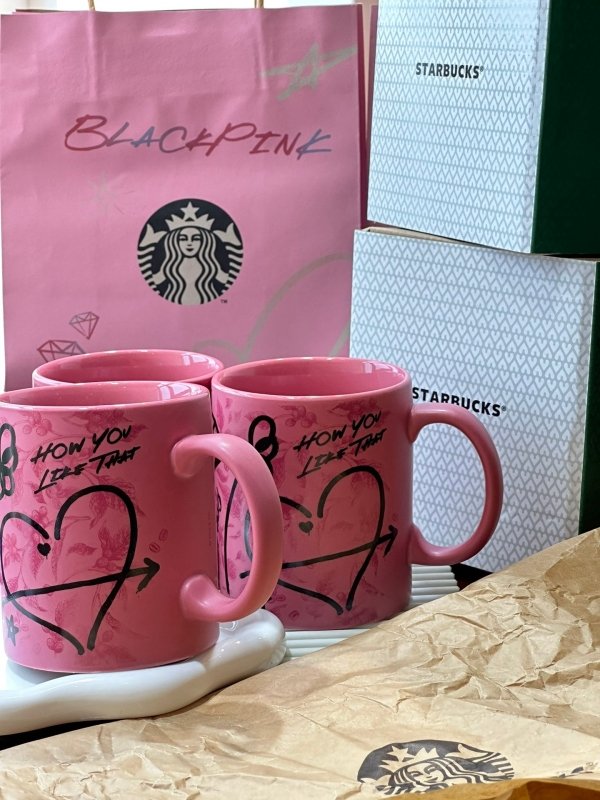 BLACKPINK x STARBUCKS 星巴克聯名粉紅馬克杯 - VANASH