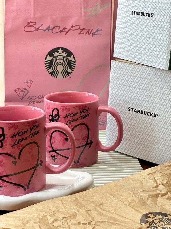 BLACKPINK x STARBUCKS 星巴克聯名粉紅馬克杯 - VANASH