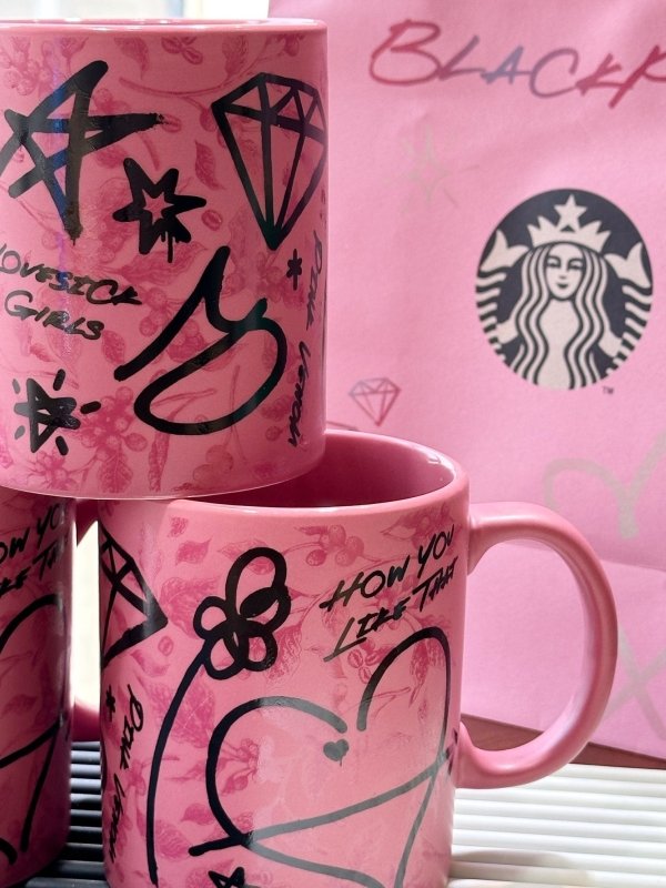 BLACKPINK x STARBUCKS 星巴克聯名粉紅馬克杯 - VANASH