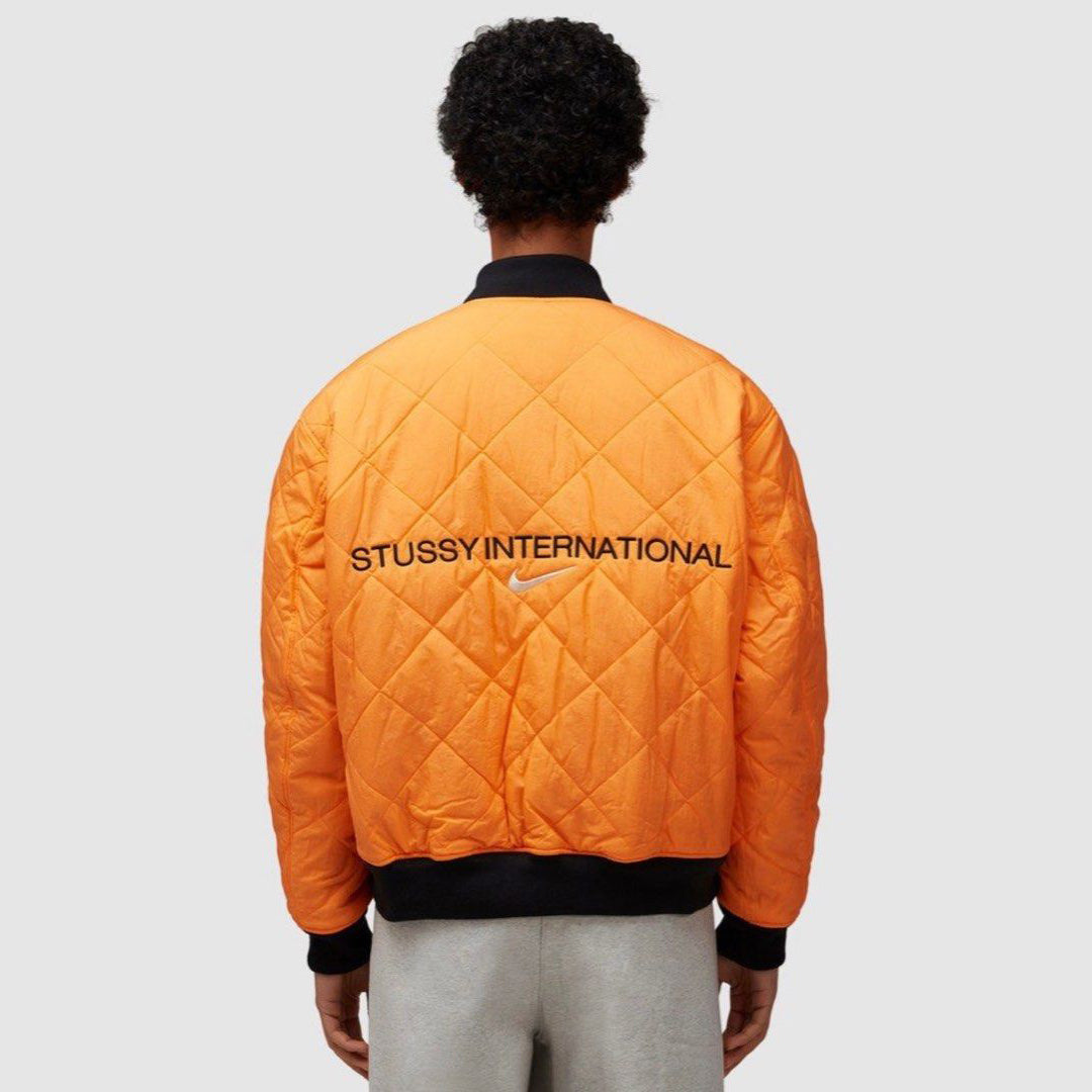 STUSSY x NIKE 聯名雙面穿衍縫鋪棉夾克