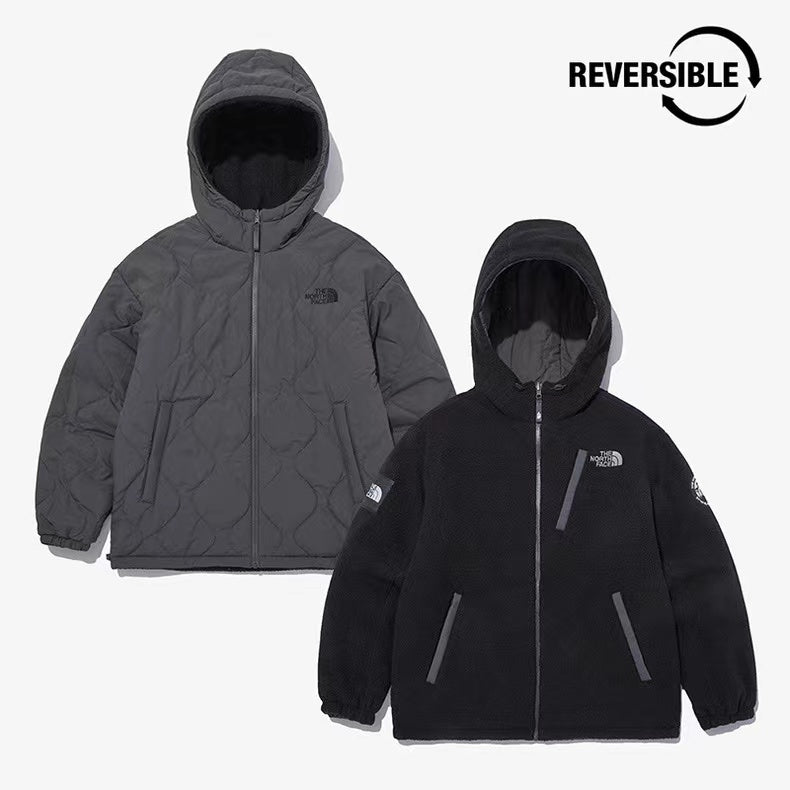 THE NORTH FACE 北臉 雙面穿羊羔絨衍縫外套