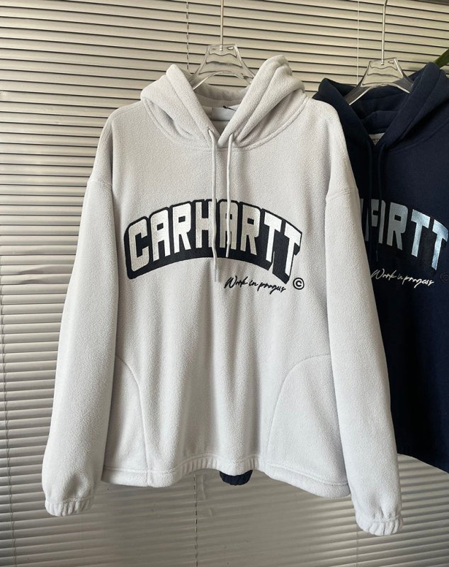 Carhartt WIP 卡哈特 重磅刺繡搖粒絨連帽上衣 - VANASH