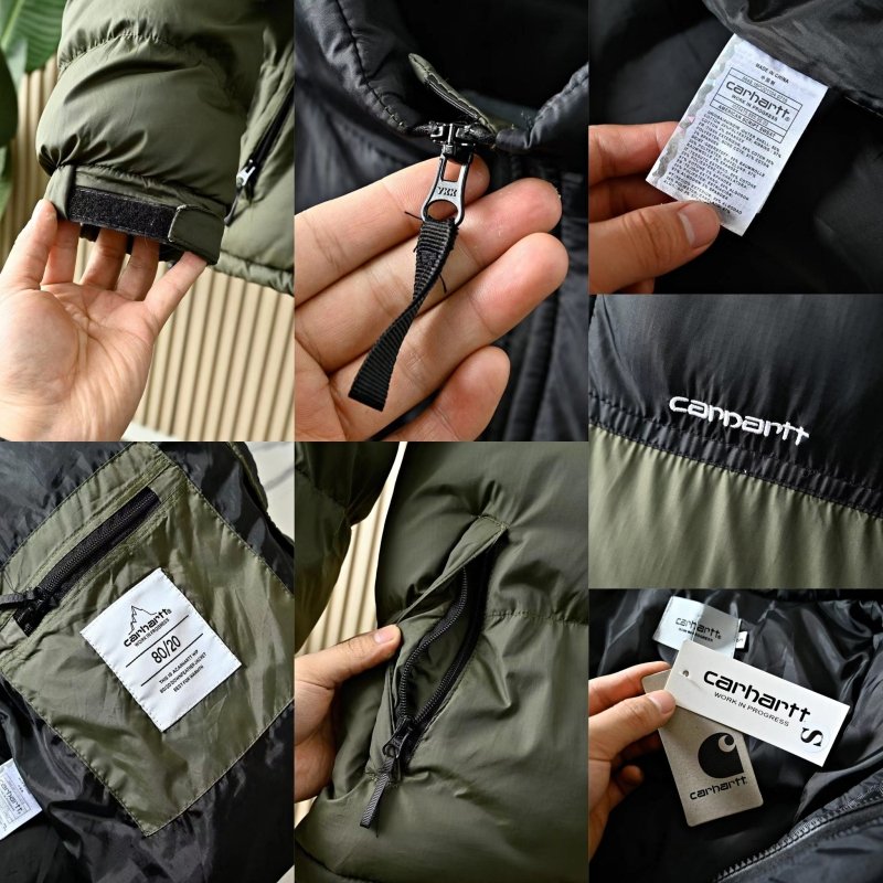 Carhartt WIP 卡哈特重磅刺繡立領鋪棉外套 - VANASH