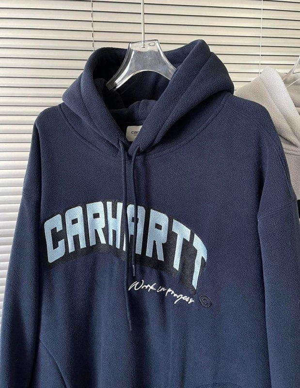 Carhartt WIP 卡哈特 重磅刺繡搖粒絨連帽上衣 - VANASH