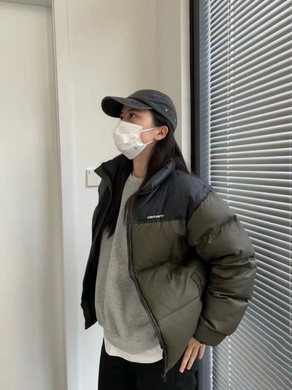 Carhartt WIP 卡哈特重磅刺繡立領鋪棉外套 - VANASH