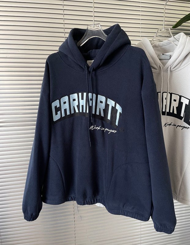Carhartt WIP 卡哈特 重磅刺繡搖粒絨連帽上衣 - VANASH