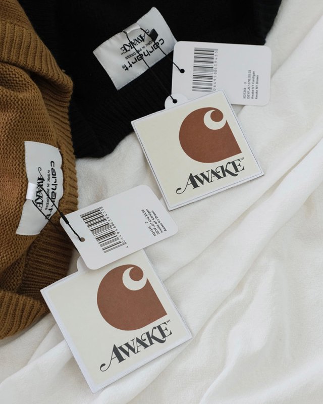 Carhartt WIP x Awake NY 卡哈特聯名開襟針織外套 - VANASH