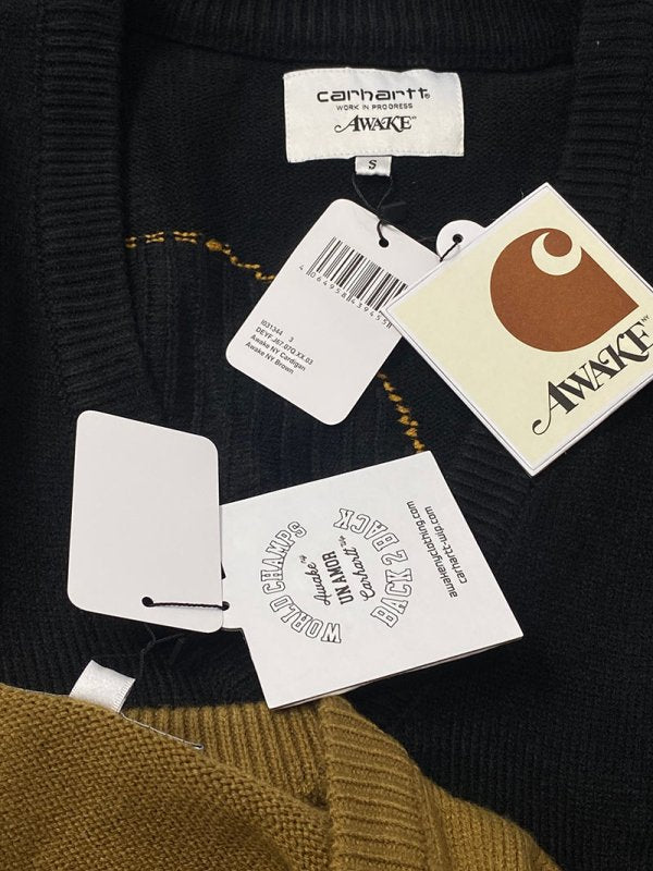Carhartt WIP x Awake NY 卡哈特聯名開襟針織外套 - VANASH