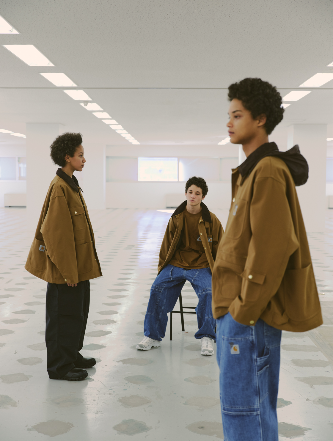 - 全新特價 - Carhartt WIP x Invincible Chore Coat 聯名寬版工裝外套 (黑色L)