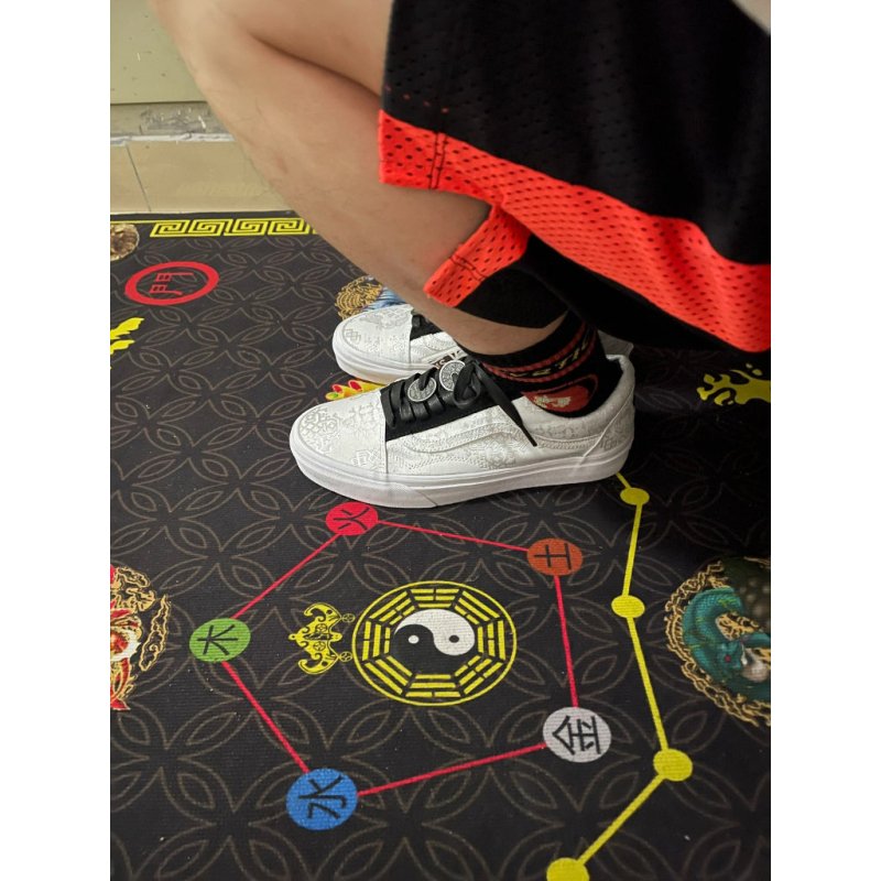 - 全新特價 - Clot x Fragment Design x Vans 陳冠希藤原浩三方聯名 20週年 絲綢 - VANASH