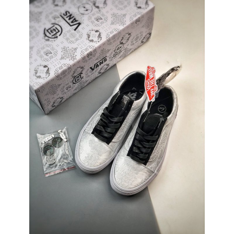 - 全新特價 - Clot x Fragment Design x Vans 陳冠希藤原浩三方聯名 20週年 絲綢 - VANASH