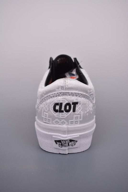 - 全新特價 - Clot x Fragment Design x Vans 陳冠希藤原浩三方聯名 20週年 絲綢 - VANASH
