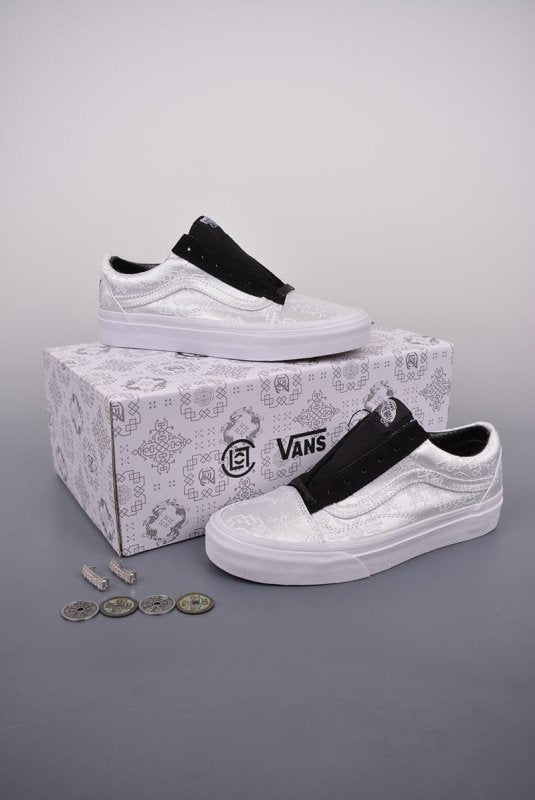 - 全新特價 - Clot x Fragment Design x Vans 陳冠希藤原浩三方聯名 20週年 絲綢 - VANASH