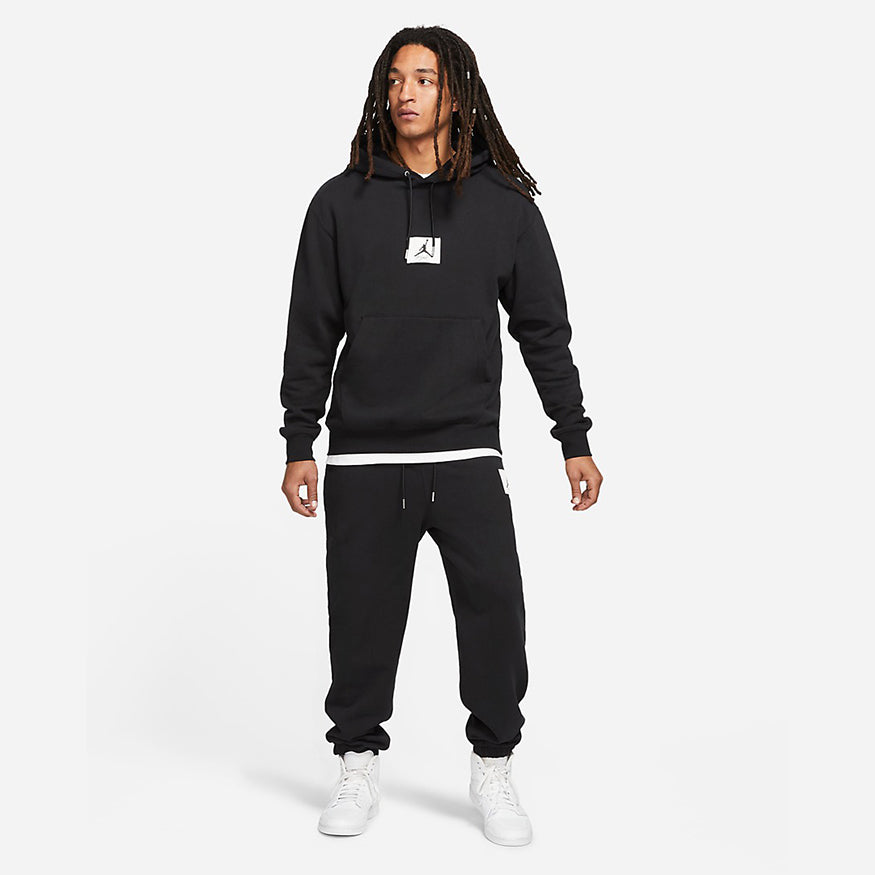 - 全新特價 - Jordan Statement Fleece Hoodi 喬丹重磅刷毛連帽衫 (黑XL)