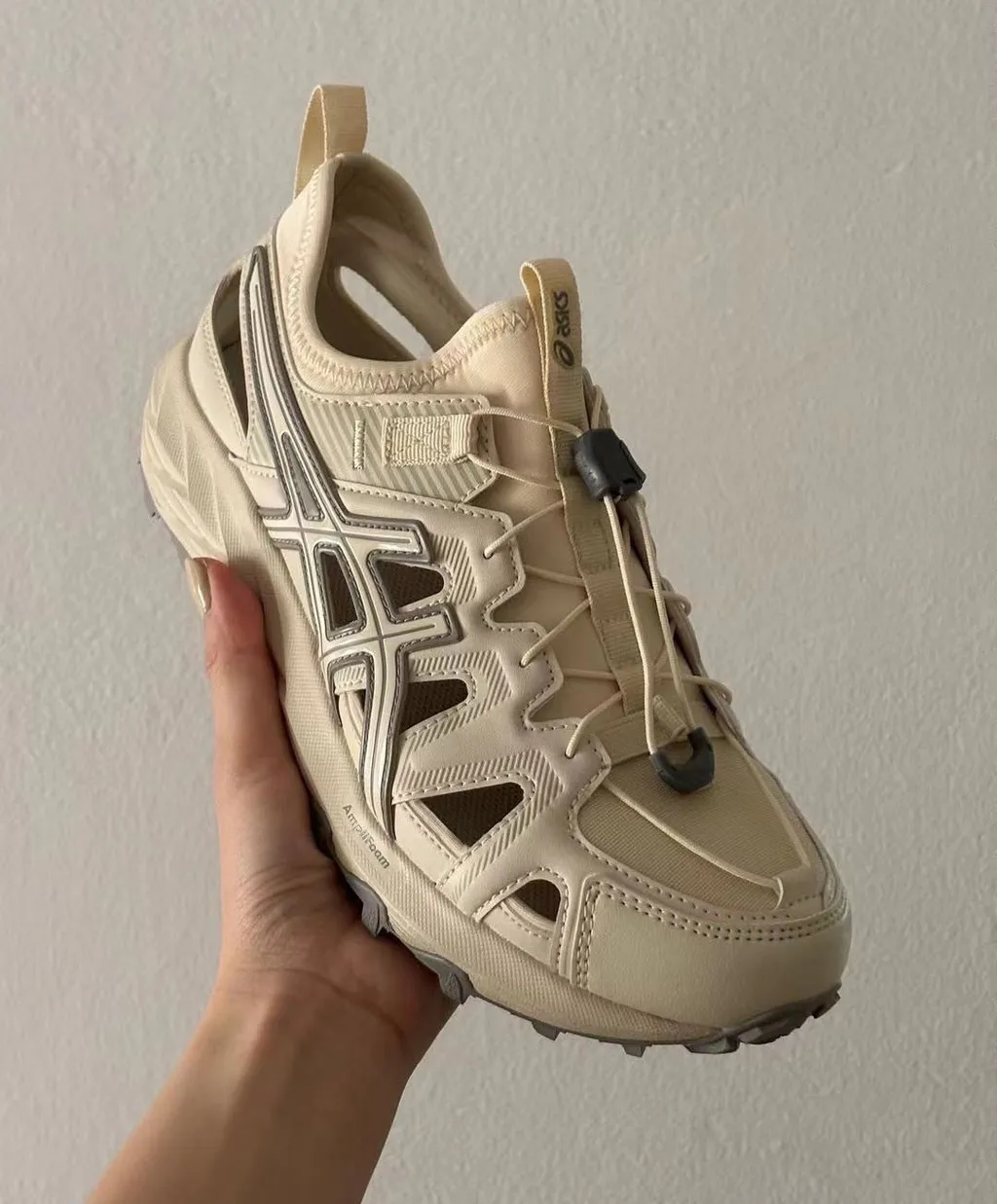 ASICS GEL-SOMOMA SE 防水機能溯溪鞋-奶油灰