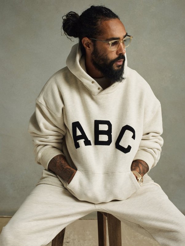 FEAR OF GOD 植絨字母刷毛連帽上衣 - VANASH