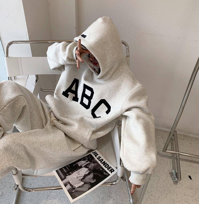 FEAR OF GOD 植絨字母刷毛連帽上衣 - VANASH