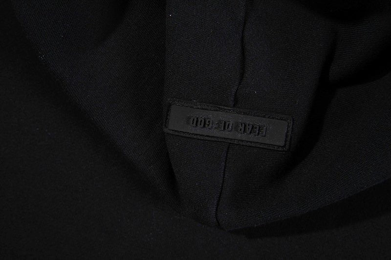 FEAR OF GOD ESSENTIALS CORE 23 HOODIE 全黑黑魂LOGO連帽衛衣 - VANASH