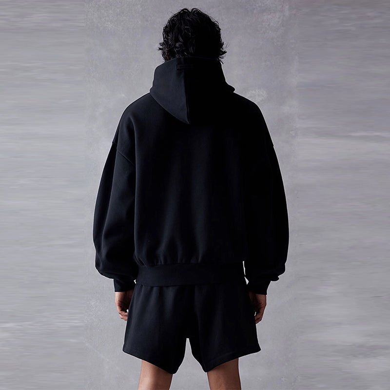FEAR OF GOD ESSENTIALS CORE 23 HOODIE 全黑黑魂LOGO連帽衛衣 - VANASH