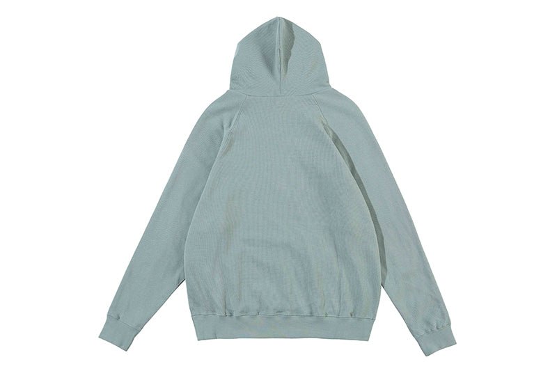 FEAR OF GOD ESSENTIALS HOODIE SYCAMORE 立體矽膠印花華夫格連帽衛衣 - VANASH