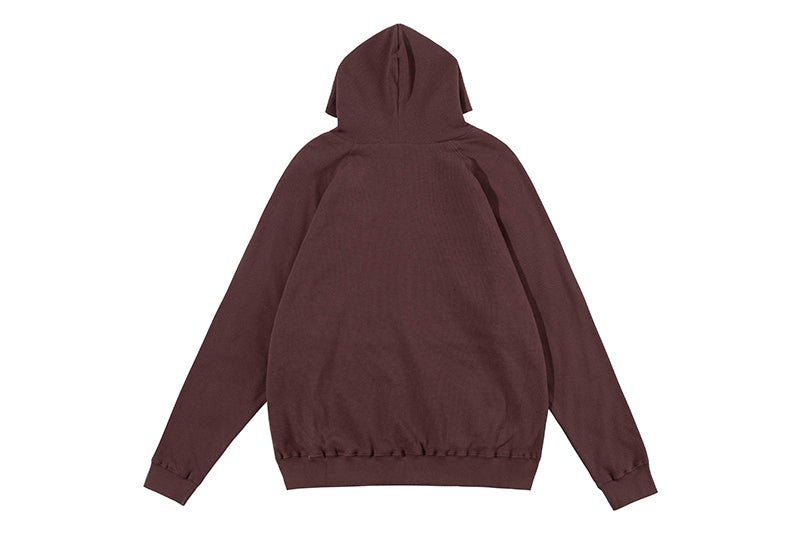 FEAR OF GOD ESSENTIALS HOODIE SYCAMORE 立體矽膠印花華夫格連帽衛衣 - VANASH