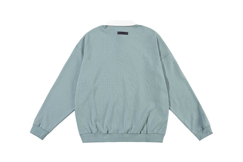 FEAR OF GOD ESSENTIALS 立體矽膠LOGO 寬版POLO衫 - VANASH