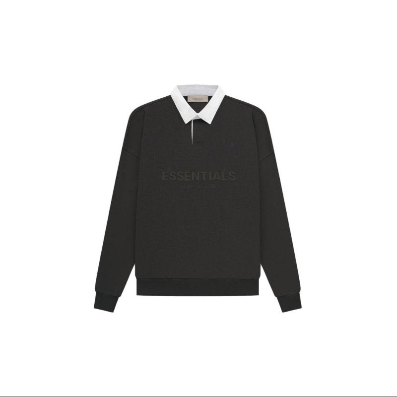FEAR OF GOD ESSENTIALS 立體矽膠LOGO 寬版POLO衫 - VANASH