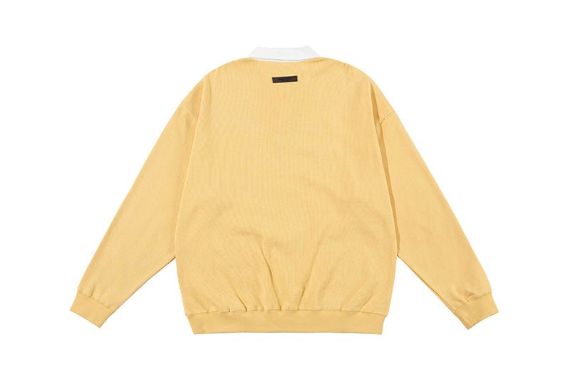FEAR OF GOD ESSENTIALS 立體矽膠LOGO 寬版POLO衫 - VANASH